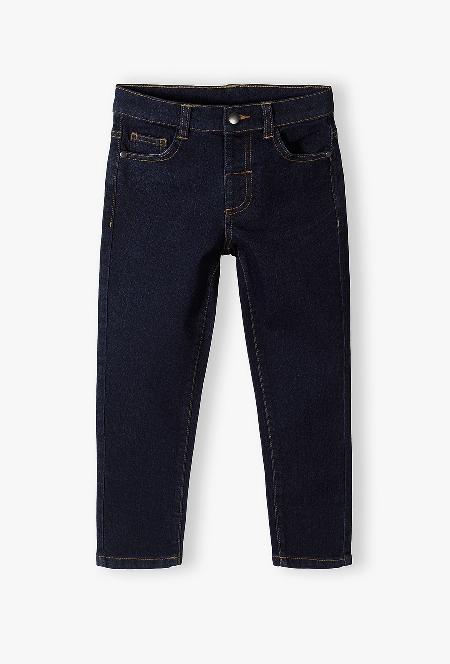 Granatowe spodnie jeansowe dla chłopca