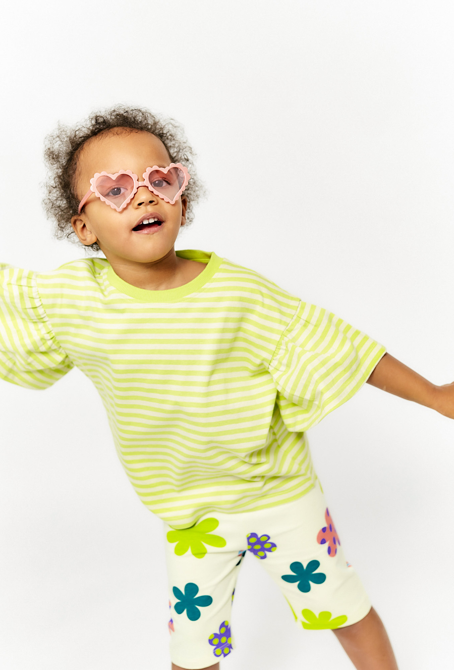 Komplet ubrań na lato - bluzka i legginsy