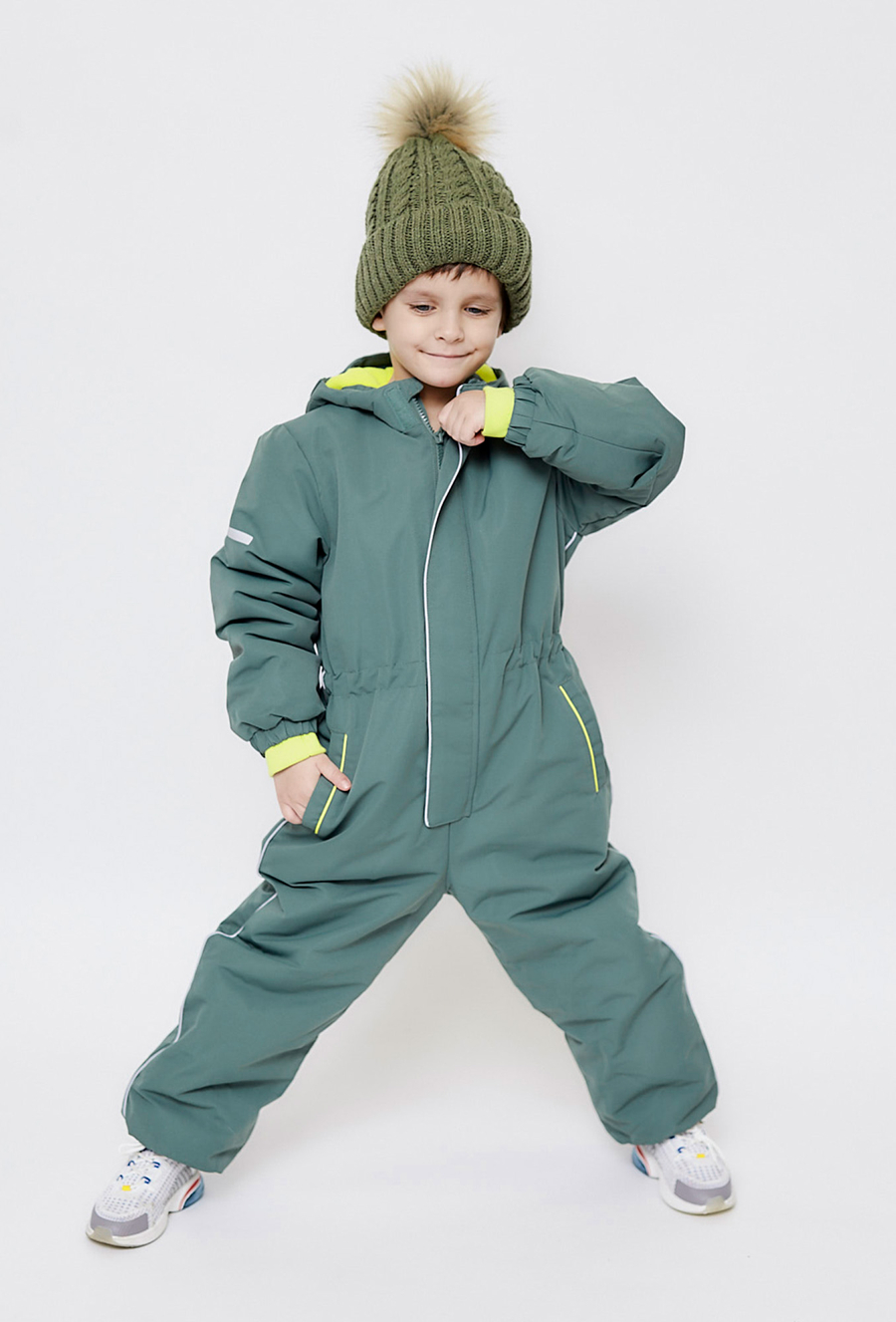Kombinezon zimowy z odblaskami - Dinozaur - 510.15.