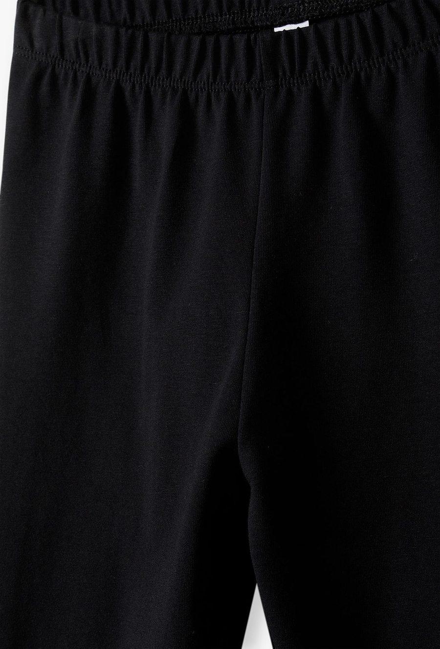 Czarne leginsy dziewczęce - basic - 510.15.