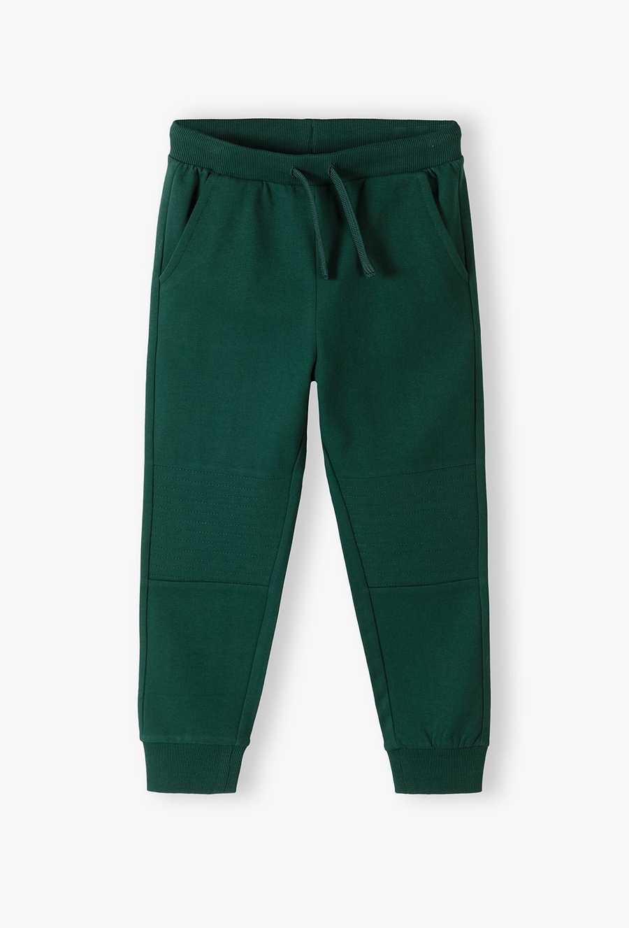 Spodnie dresowe w kolorze butelkowej zieleni - 510.15.