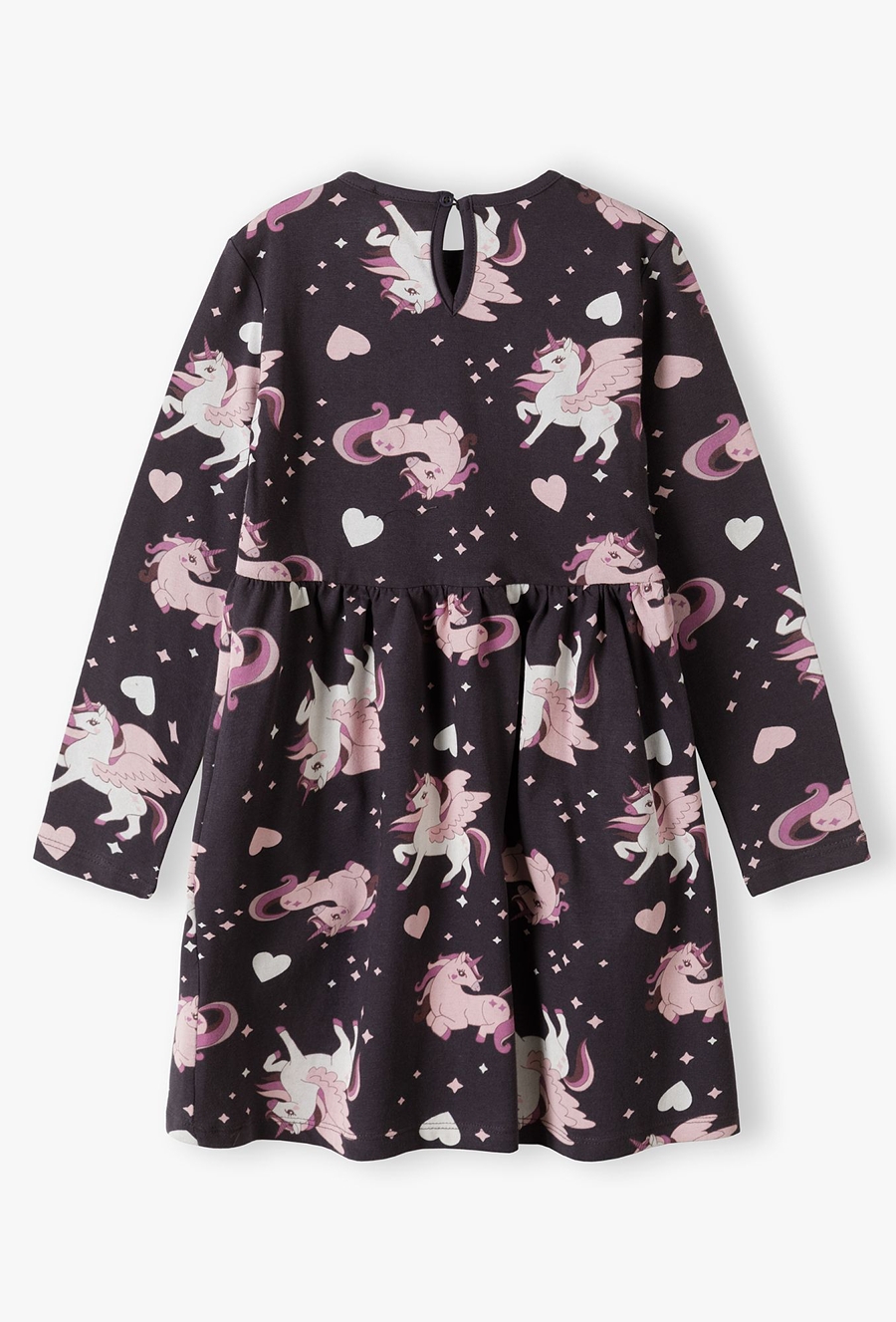Sukienka z długim rękawem w jednorożce - 510.15.