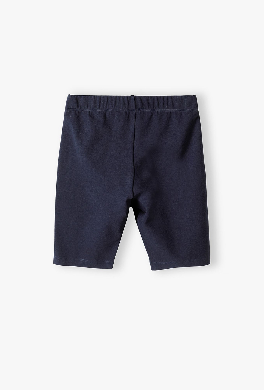 Spodenki gimnastyczne dzianinowe basic - granatowe
