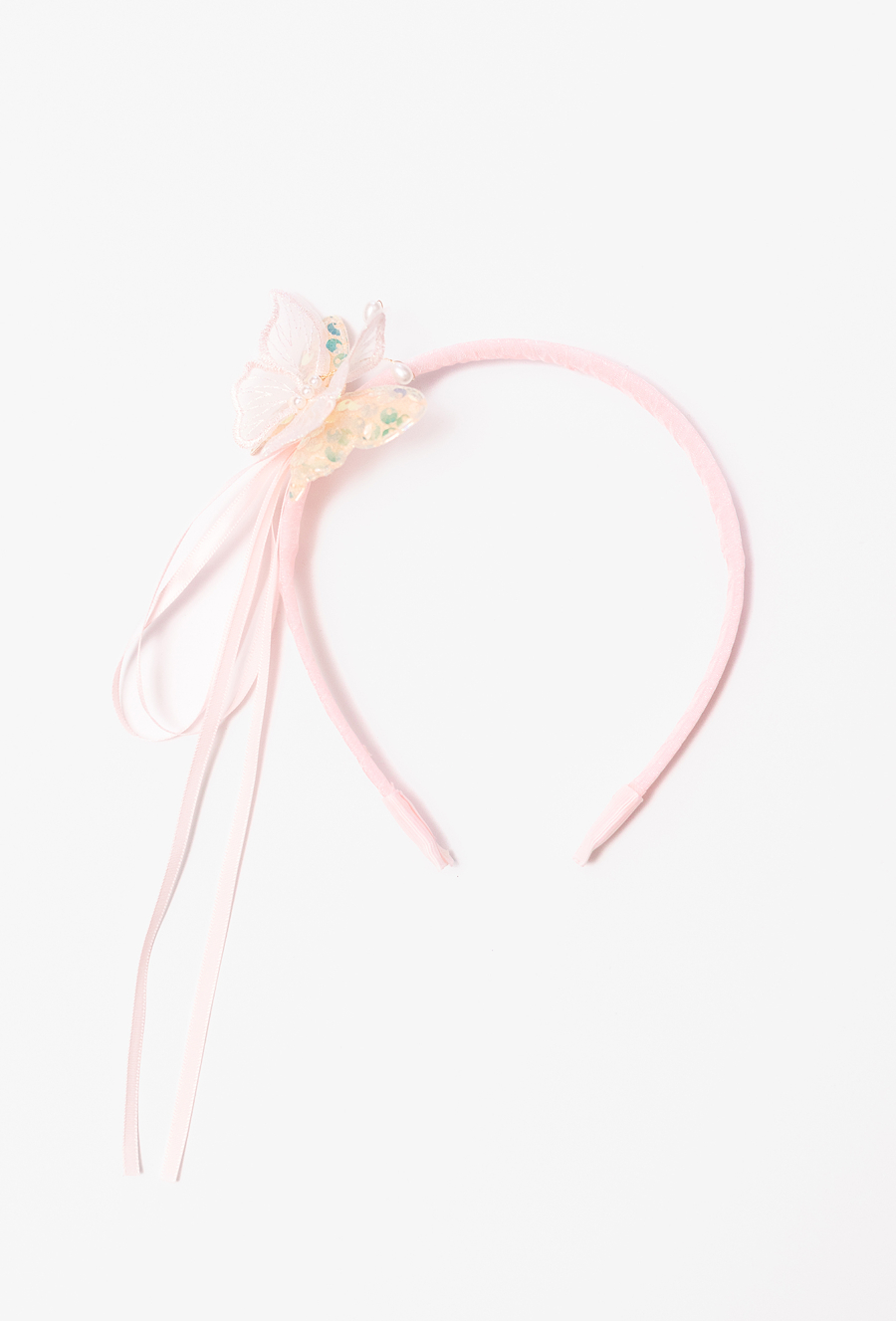 Opaska do włosów z motylkiem