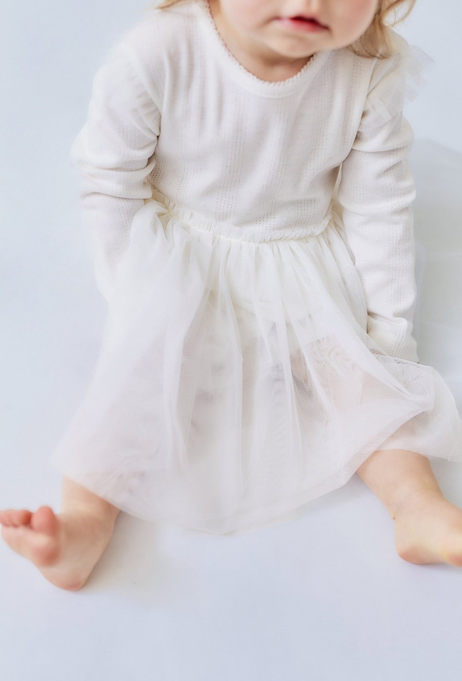 Body-sukienka z długim rękawem