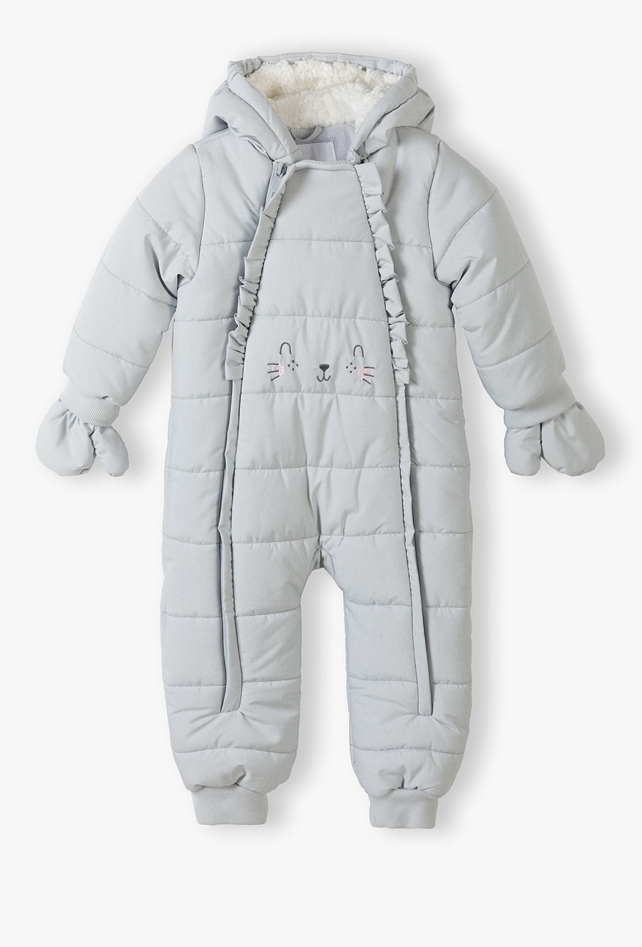 Kombinezon na zimę dla niemowlaka - szary - 510.15.