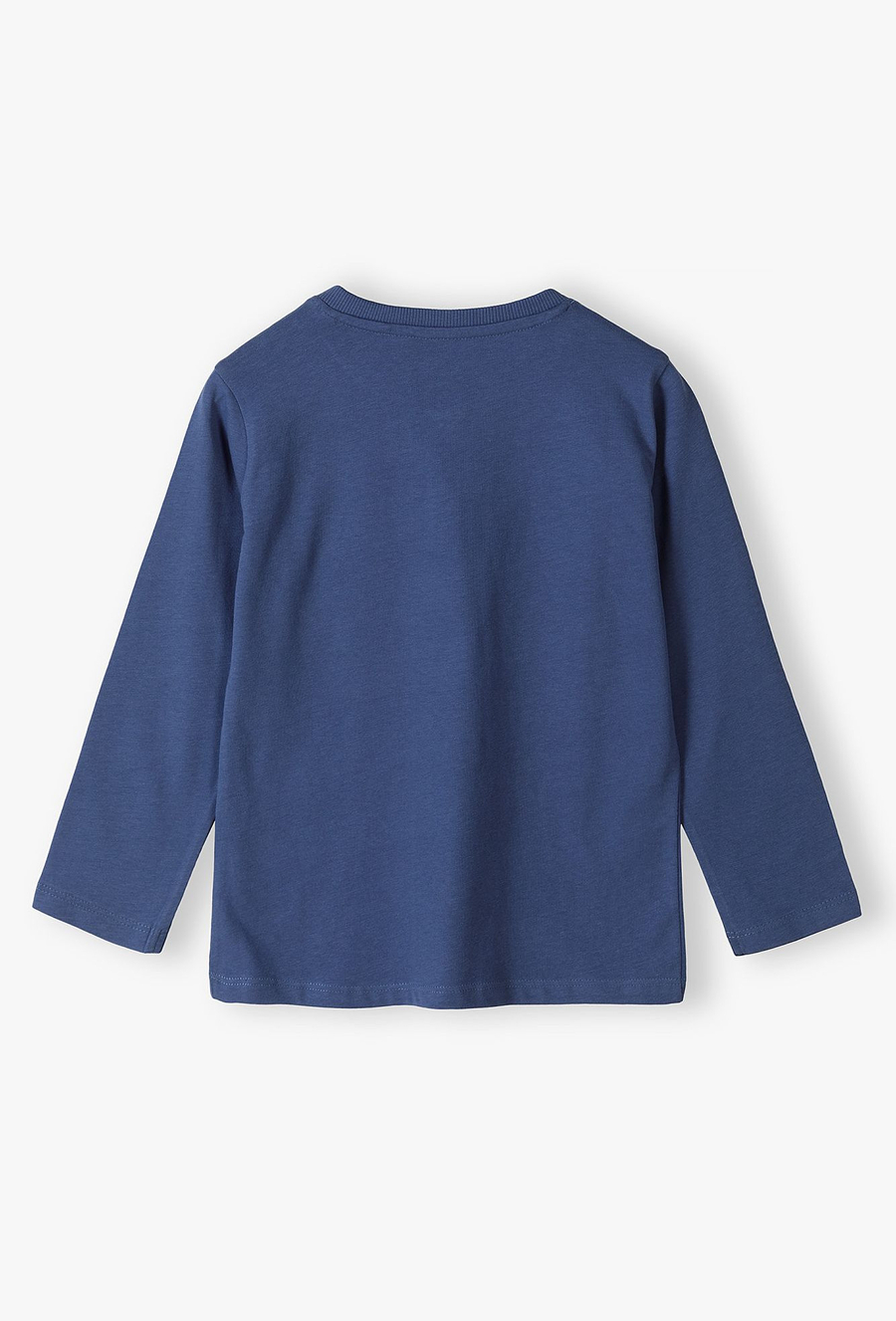 Bluzka dla chłopca - niebieska z długim rękawem - 510.15.
