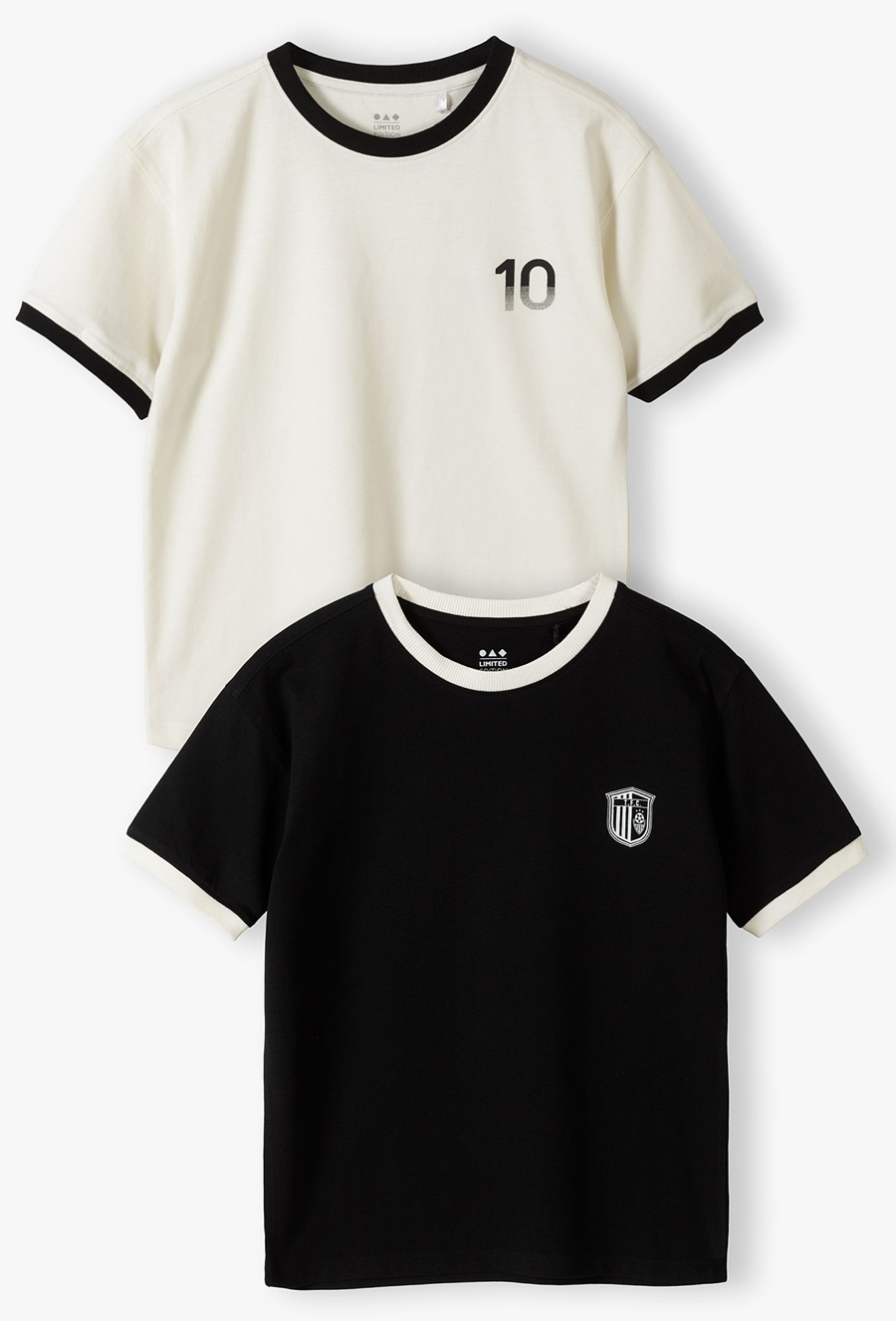 T-shirty chłopięce w stylu piłkarskim 2-pak - limited edition