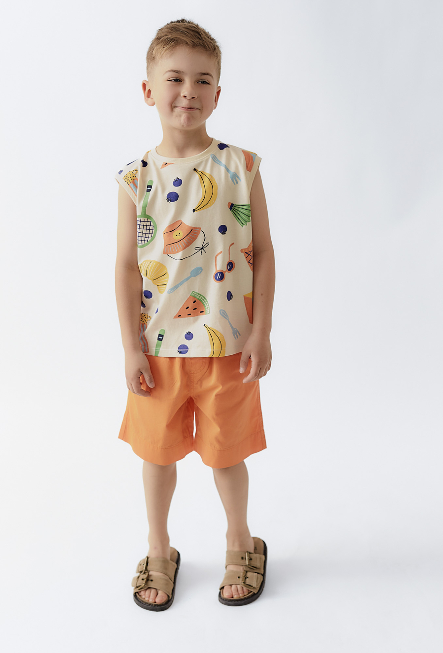 Bawełniane koszulki bez rękawów - 2-pak