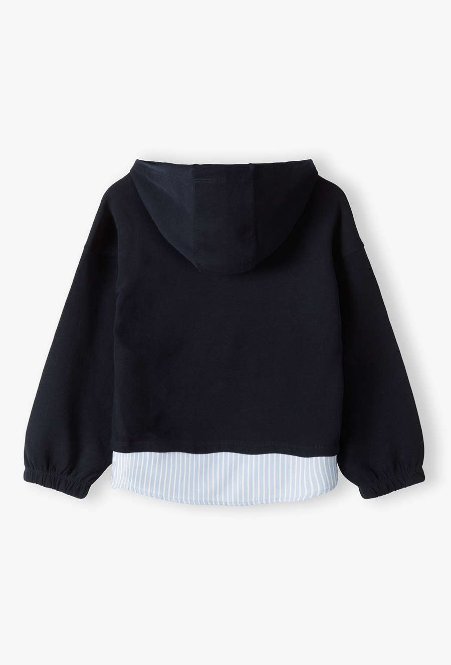 Granatowa bluza dresowa z kapturem - Fun College