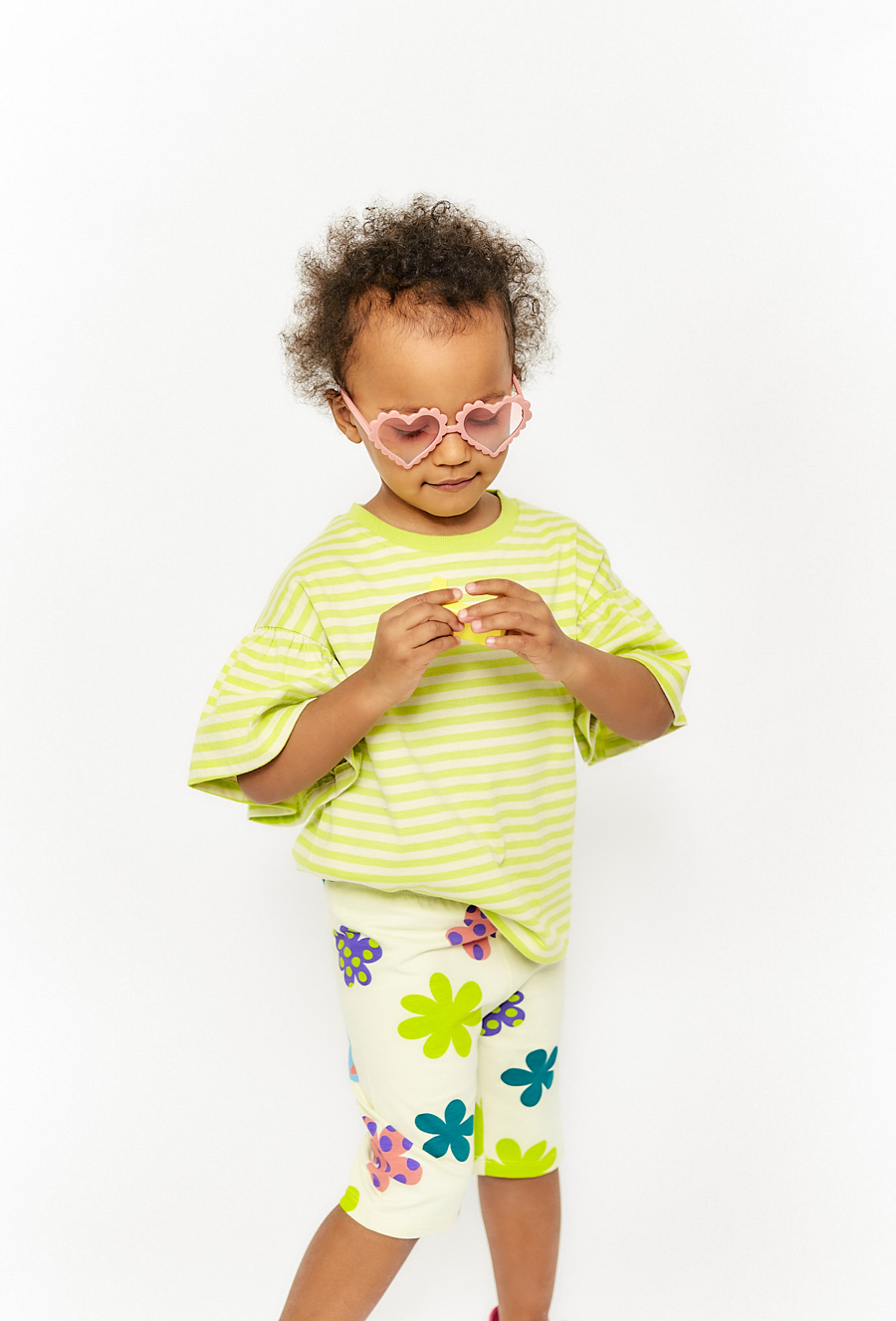 Komplet ubrań na lato - bluzka i legginsy