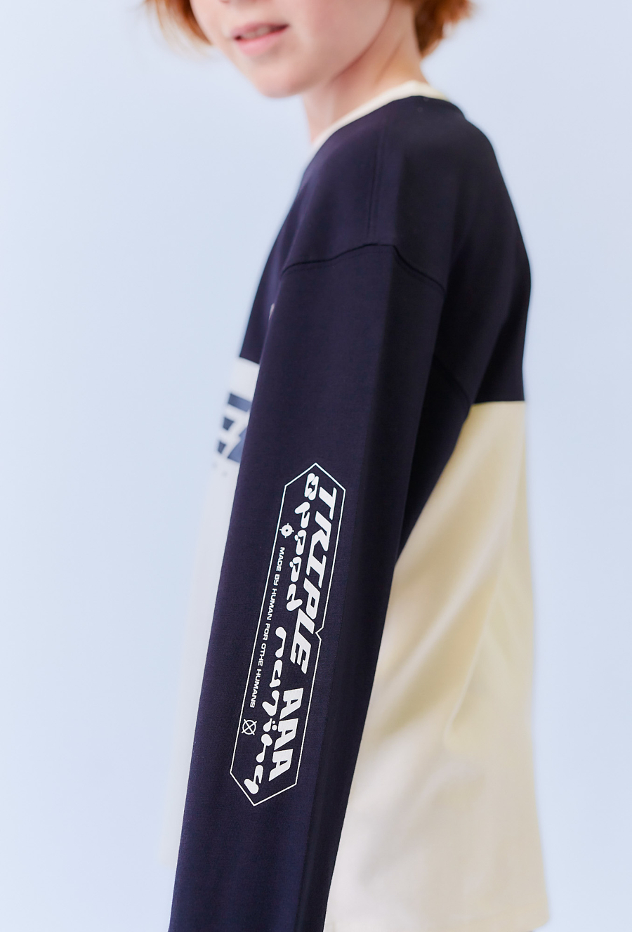 Czarna bluzka chłopięca SPEED z nadrukami