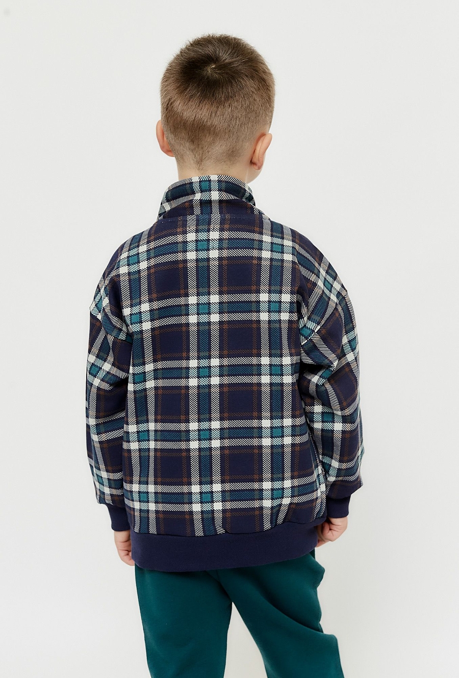 Bluza z wysoką stójką dla chłopca