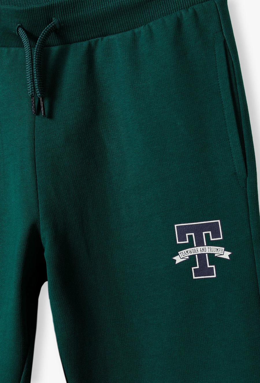 Dzianinowe spodnie dresowe dla chłopca - Lincoln&Sharks