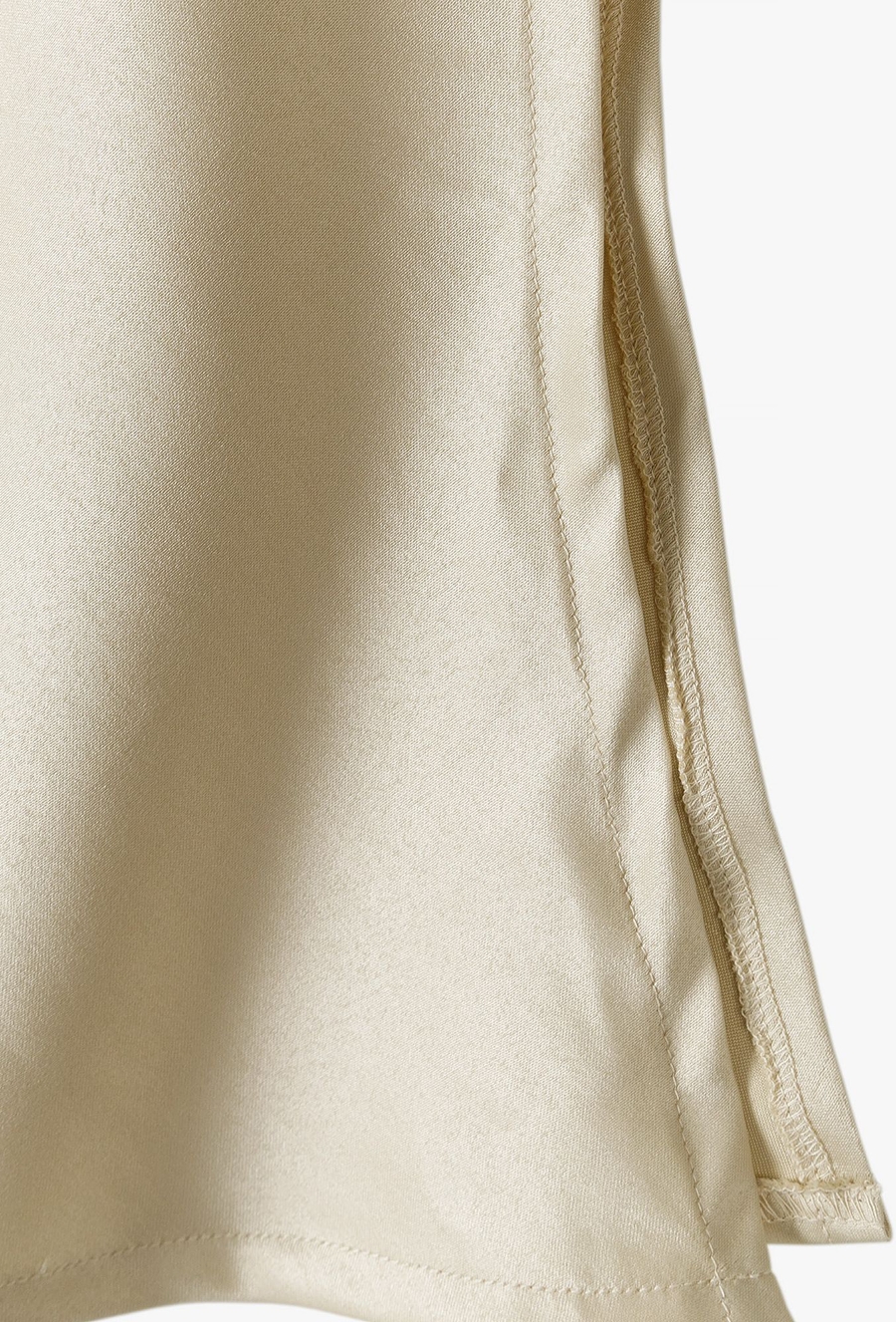 Beżowa atłasowa spódnica dla dziewczynki - Limited Edition