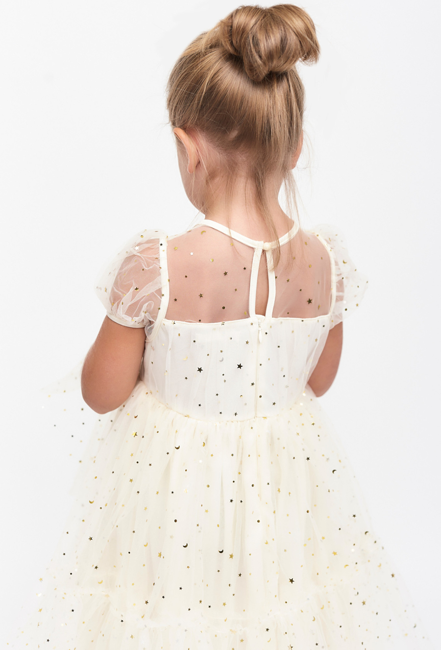 Sukienka z ótkim rękawem dla dziewczynki - 510.15.