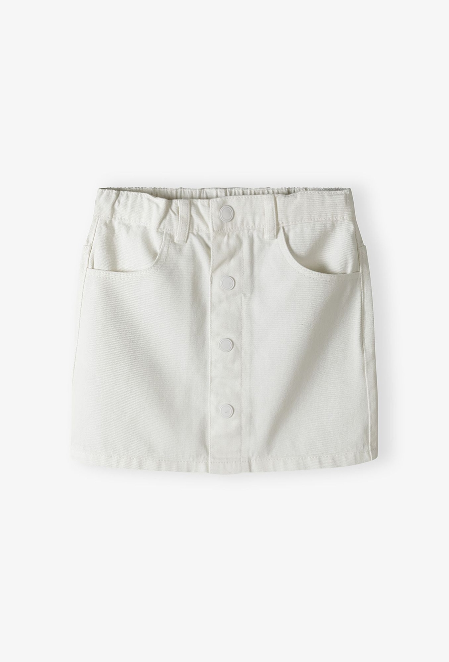 Biała jeansowa spódnica dla dziewczynki - Limited Edition