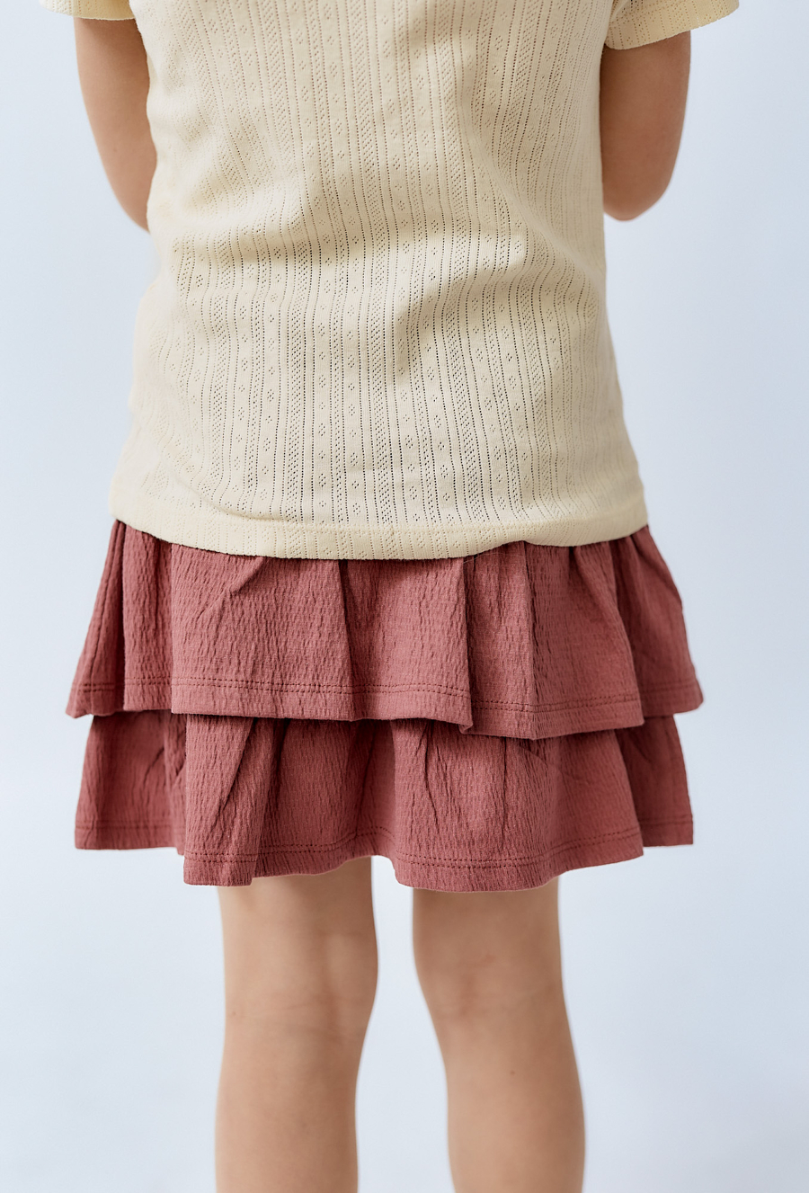 Spódniczka z podwójną falbaną