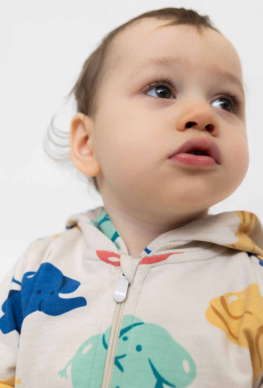 Bluza dresowa niemowlęca w słoniki - 510.15.