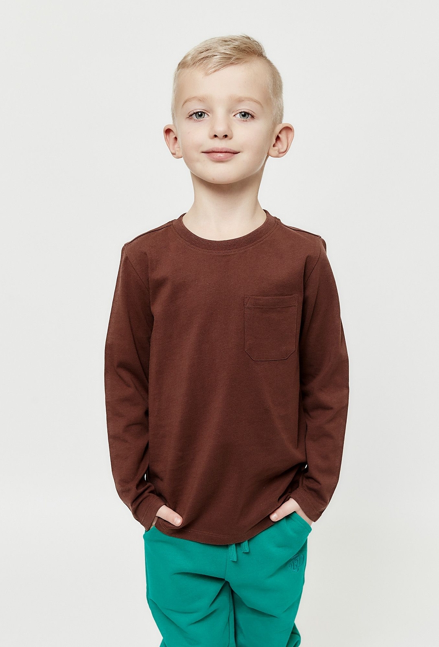 Chłopięca bluzka z długim rękawem