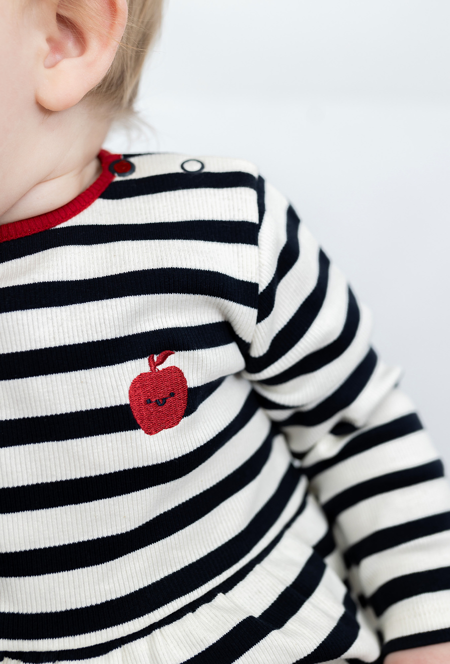 Sukienka dzianinowa dla niemowlaka z długim rękawem - 510.15.