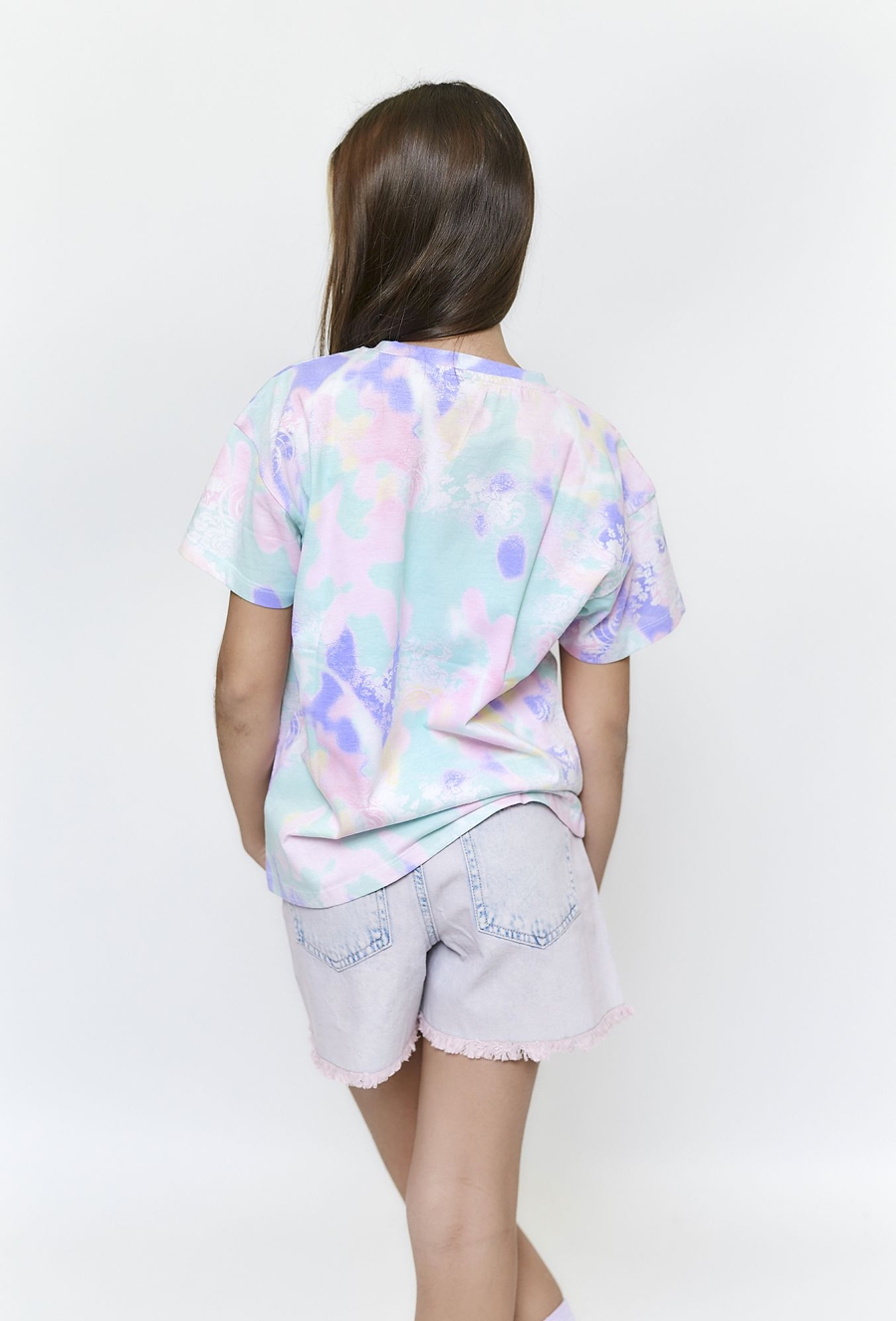 Kolorowy T-shirt dla dziewczynki