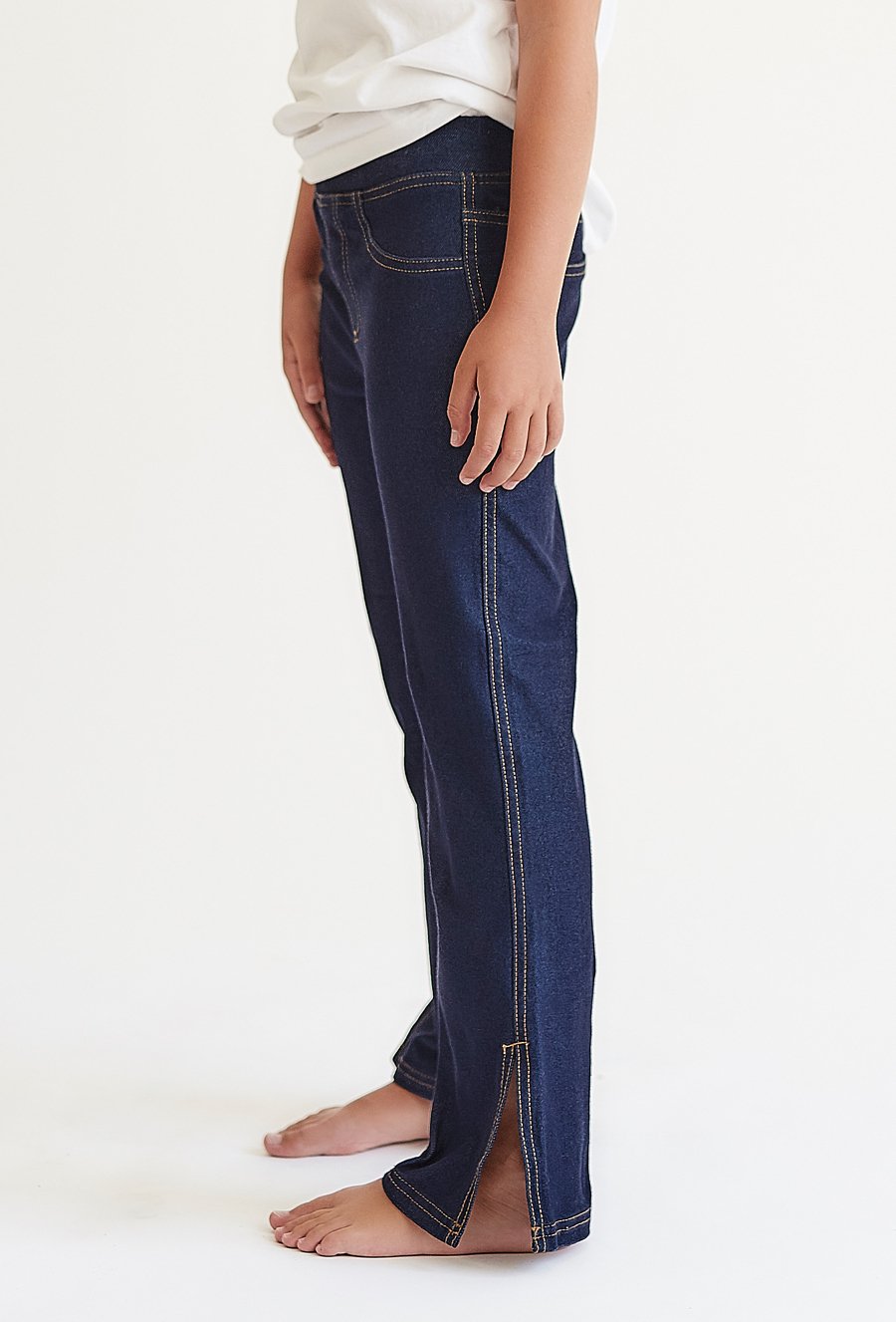 Granatowe jegginsy dziewczęce