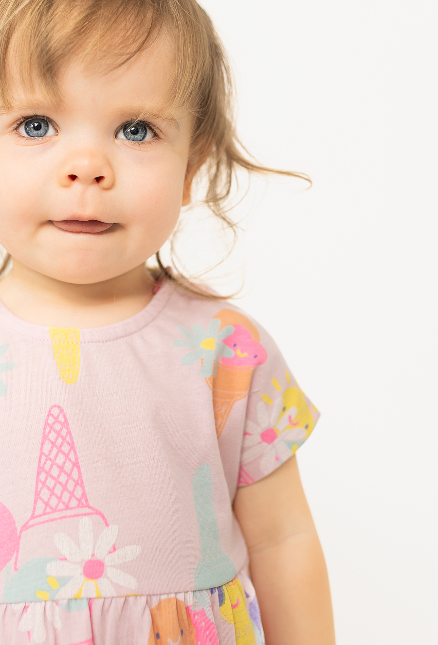 Sukienka niemowlęca z ótkim rękawem