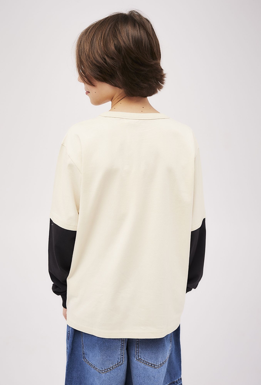 Bluzka chłopięca z nadrukiem - długi rękaw