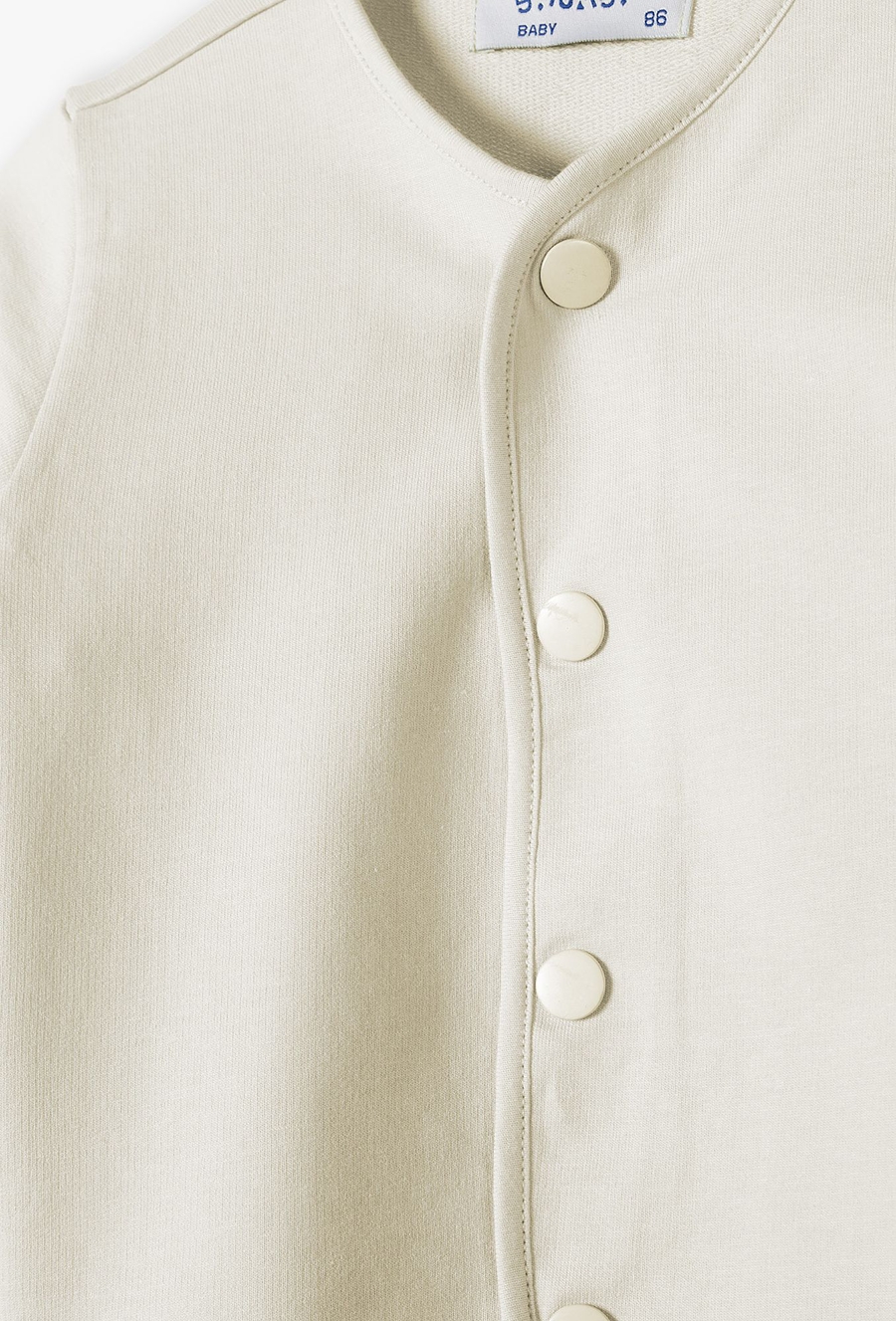 Bluza niemowlęca bez kaptura - ecru - 510.15.