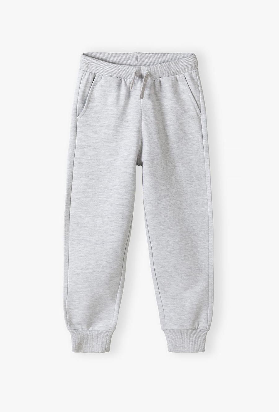 Szare dresowe spodnie - basic - 510.15.