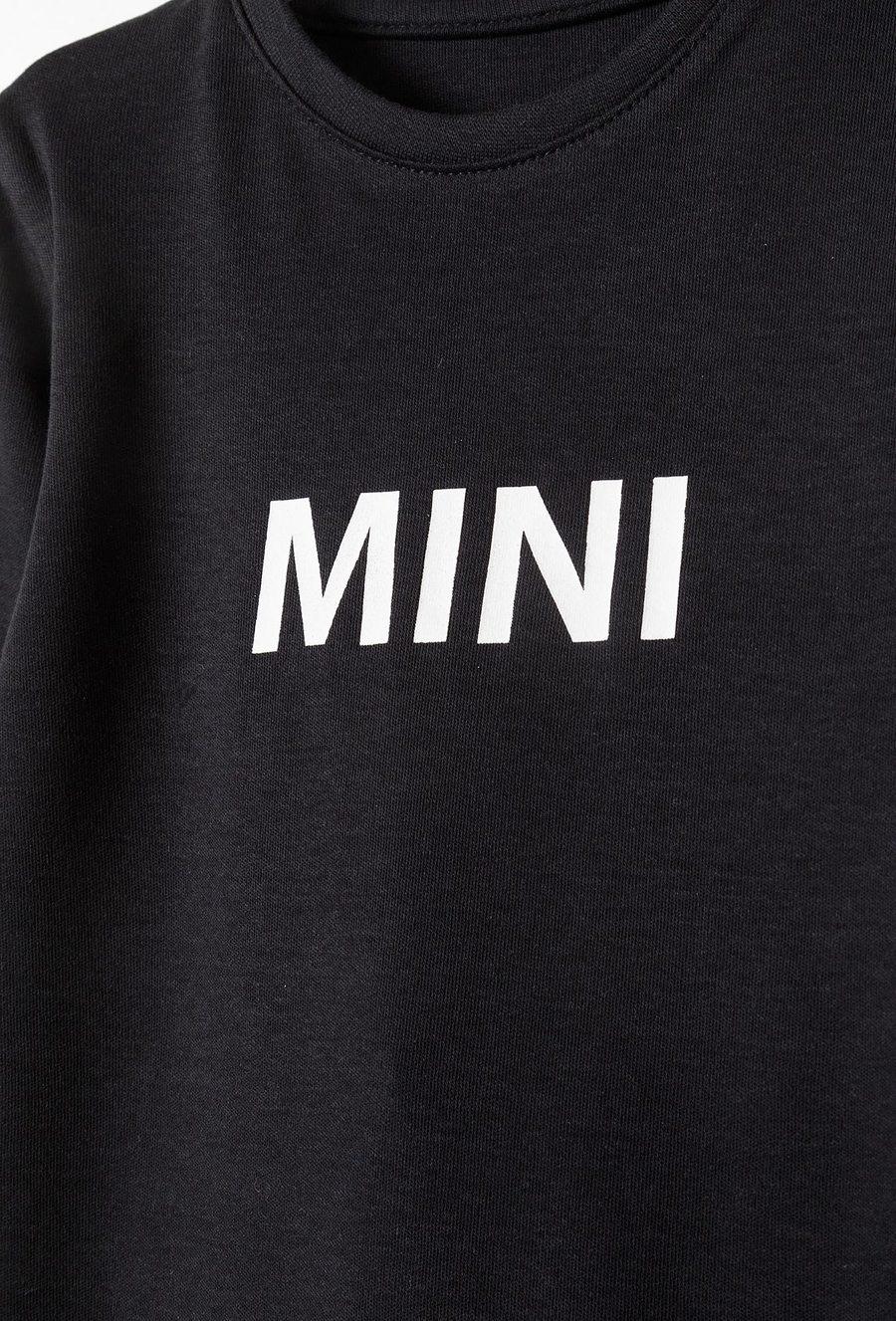 Body niemowlęce czarne z dugim rękawem z napisem MINI