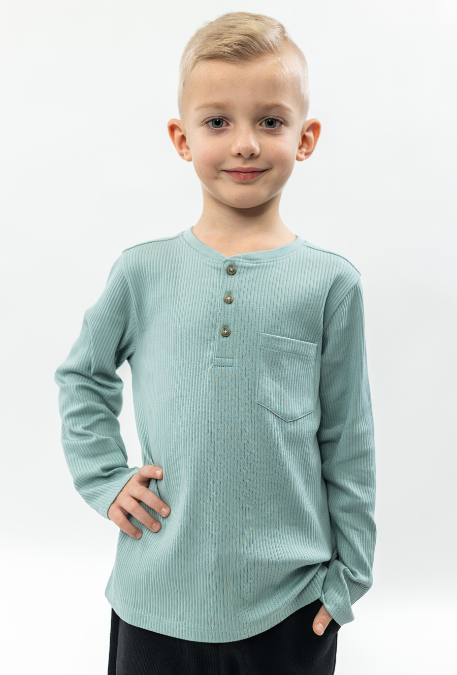 Bluzka chłopięca z długim rękawem