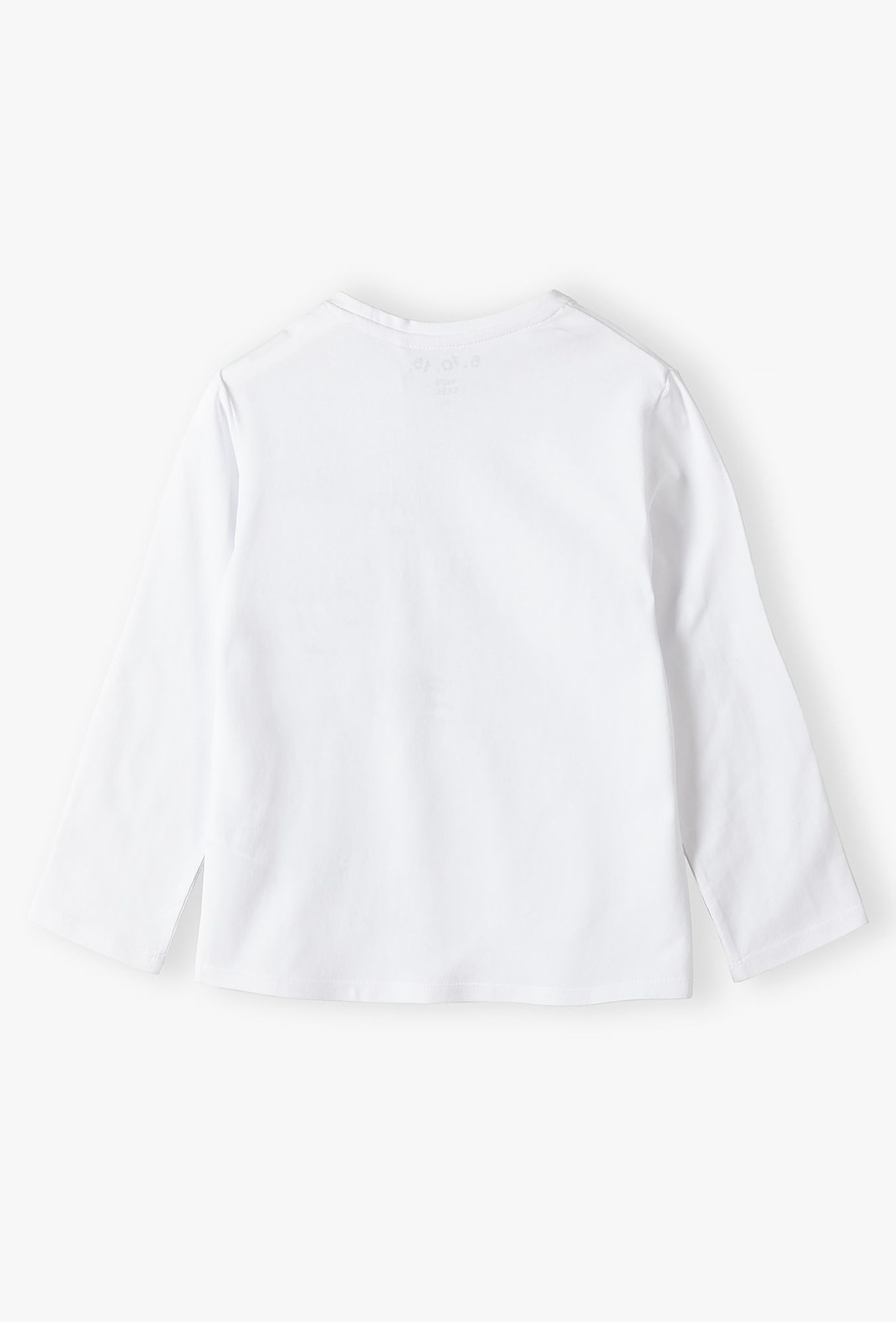 Biała bluzka z długim rękawem - basic - Lincoln&Sharks