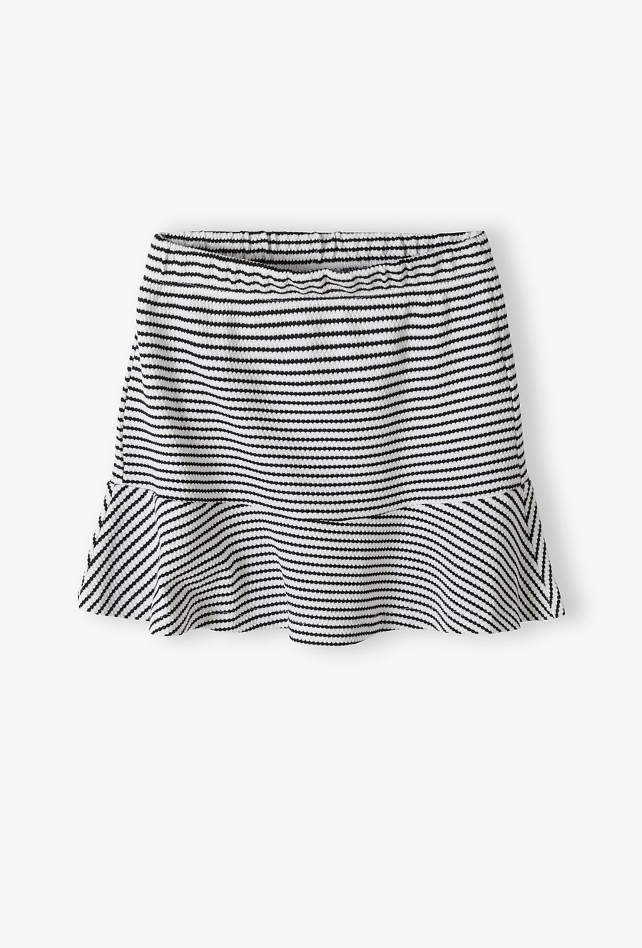 Elegancka spódnica dziewczęca z ozdobną falbanką