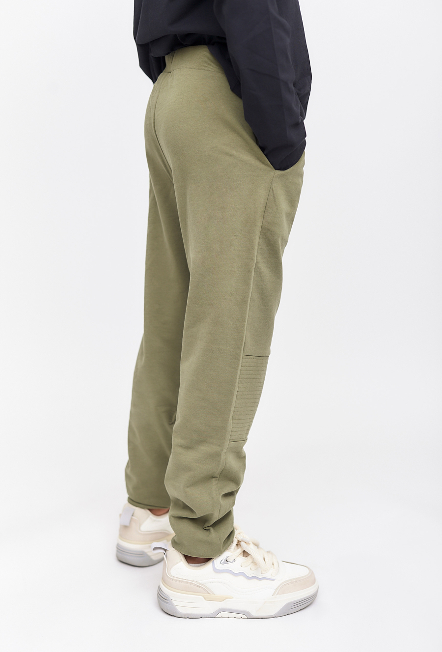 Zielone spodnie dresowe dla chłopca - regular - Lincoln&Sharks