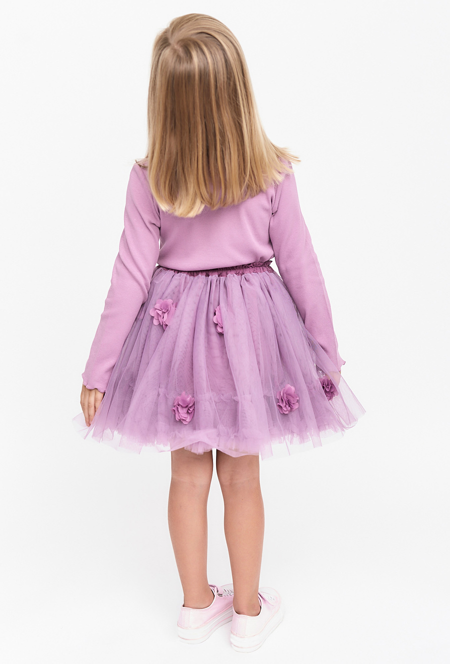 Różowa ótka spódnica dla dziewczynki - 510.15.