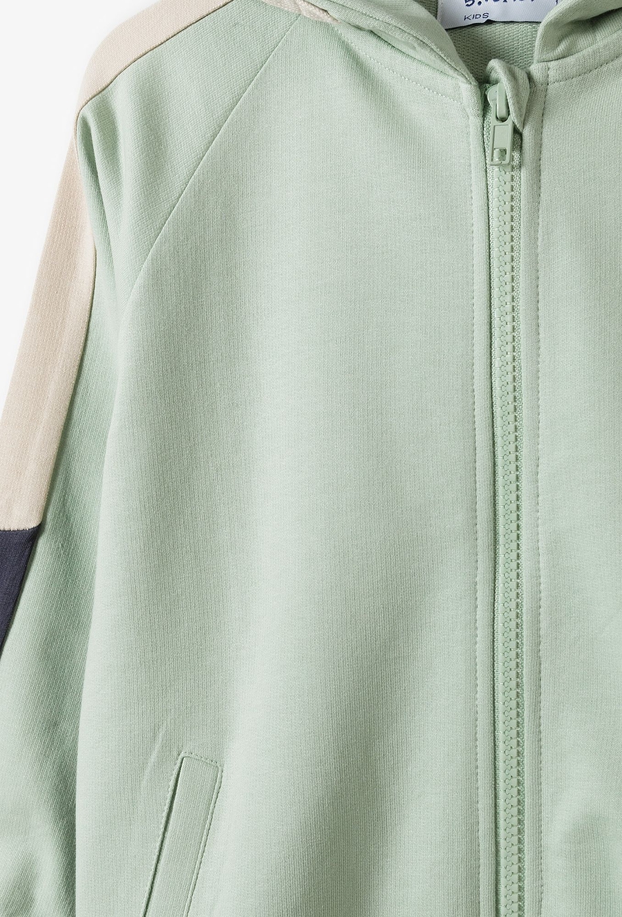 Zielona dresowa bluza z kapturem - 510.15.