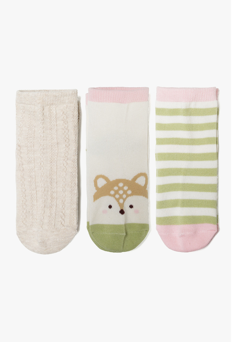 Skarpety dziewczęce 3-pak