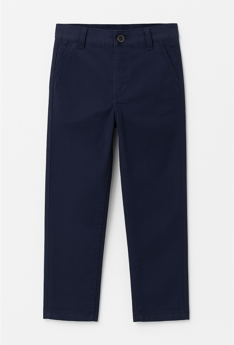 Chinosy chłopięce granatowe