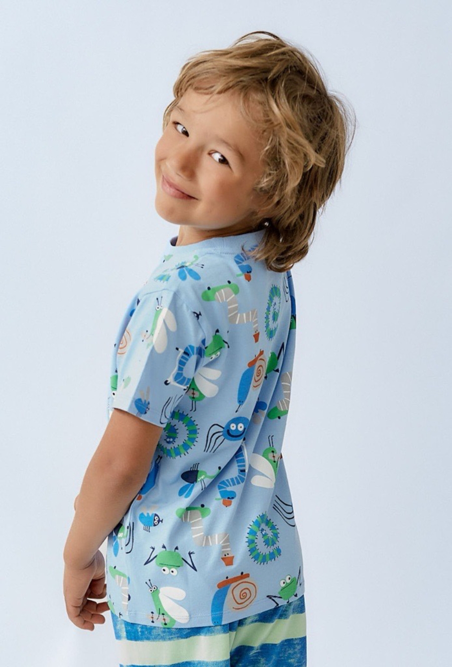 Bawełniany t-shirt z zabawnym nadrukiem