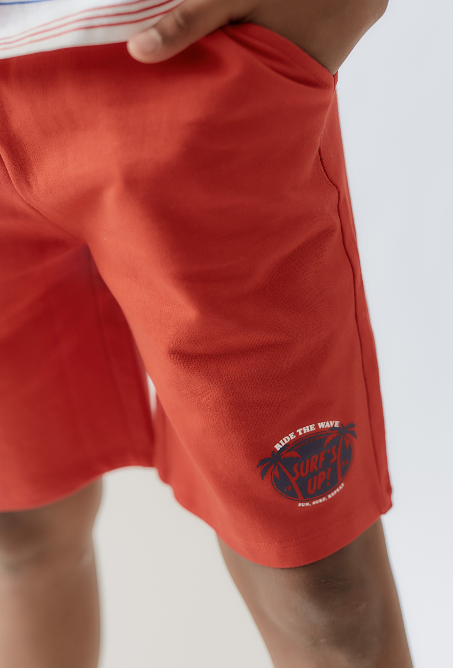 Szorty chłopięce z nadrukiem