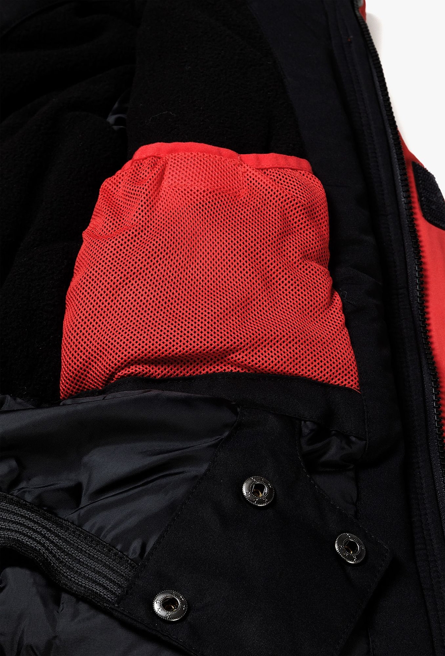 Kurtka narciarska dla dziecka - czerwono-czarna