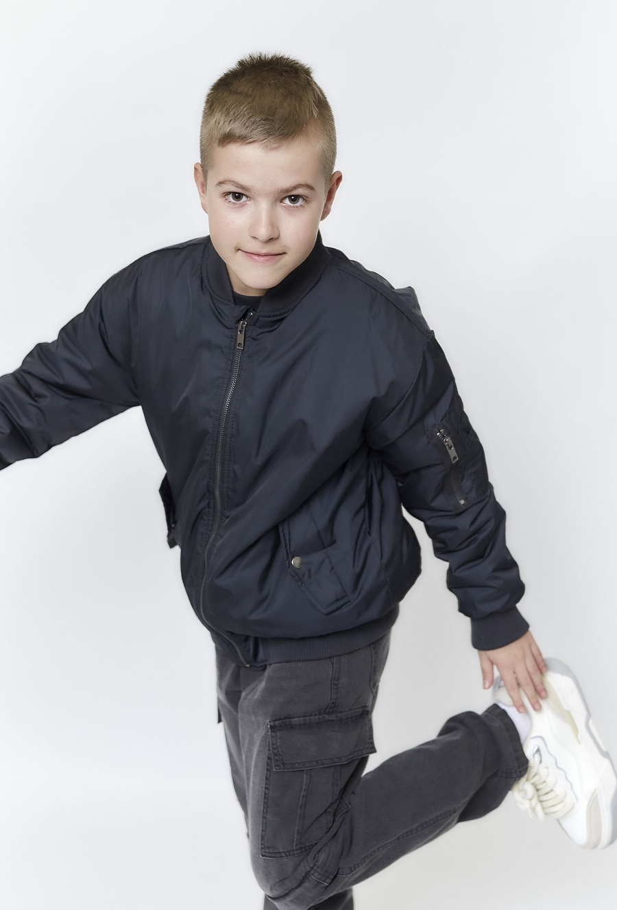 Kurtka chłopięca przejściowa - bomberka