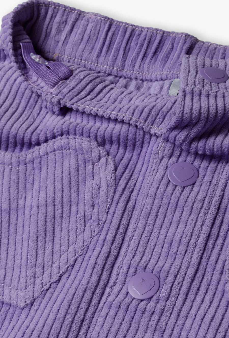 Fioletowa ótka spódniczka - 510.15.