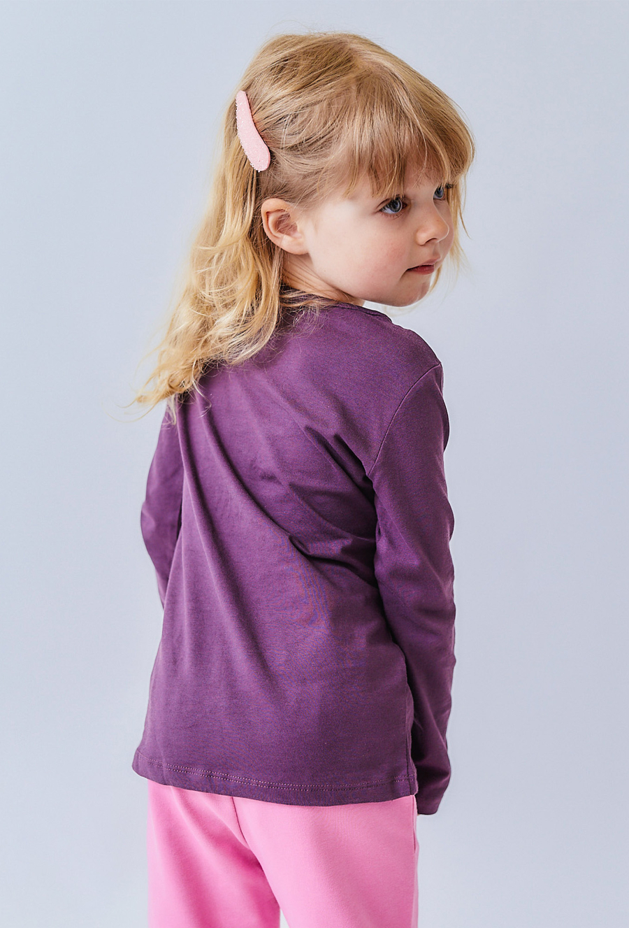 Bluzki dziewczęce długi rękaw - 2-pak