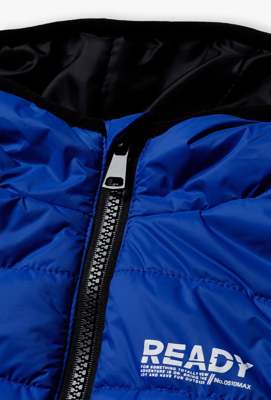 Pikowany bezrękawnik dla chłopca - niebieski - 510.15.