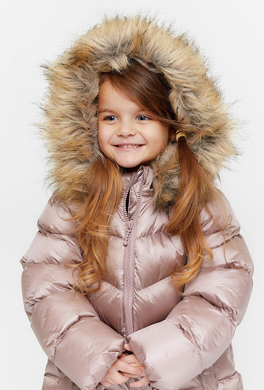 Płaszcz zimowy pikowany dla dziewczynki - 510.15