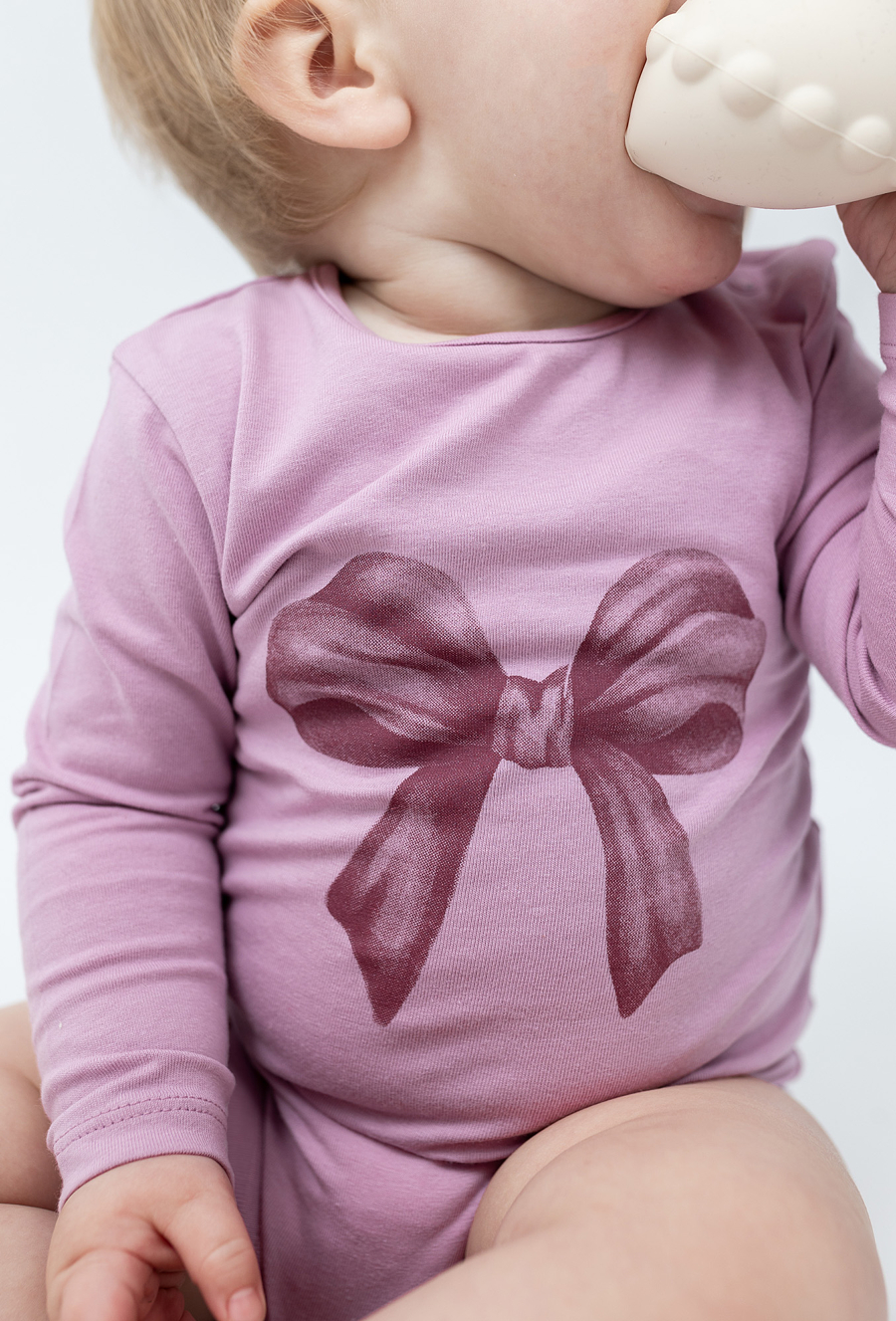 Body niemowlęce z długim rękawem