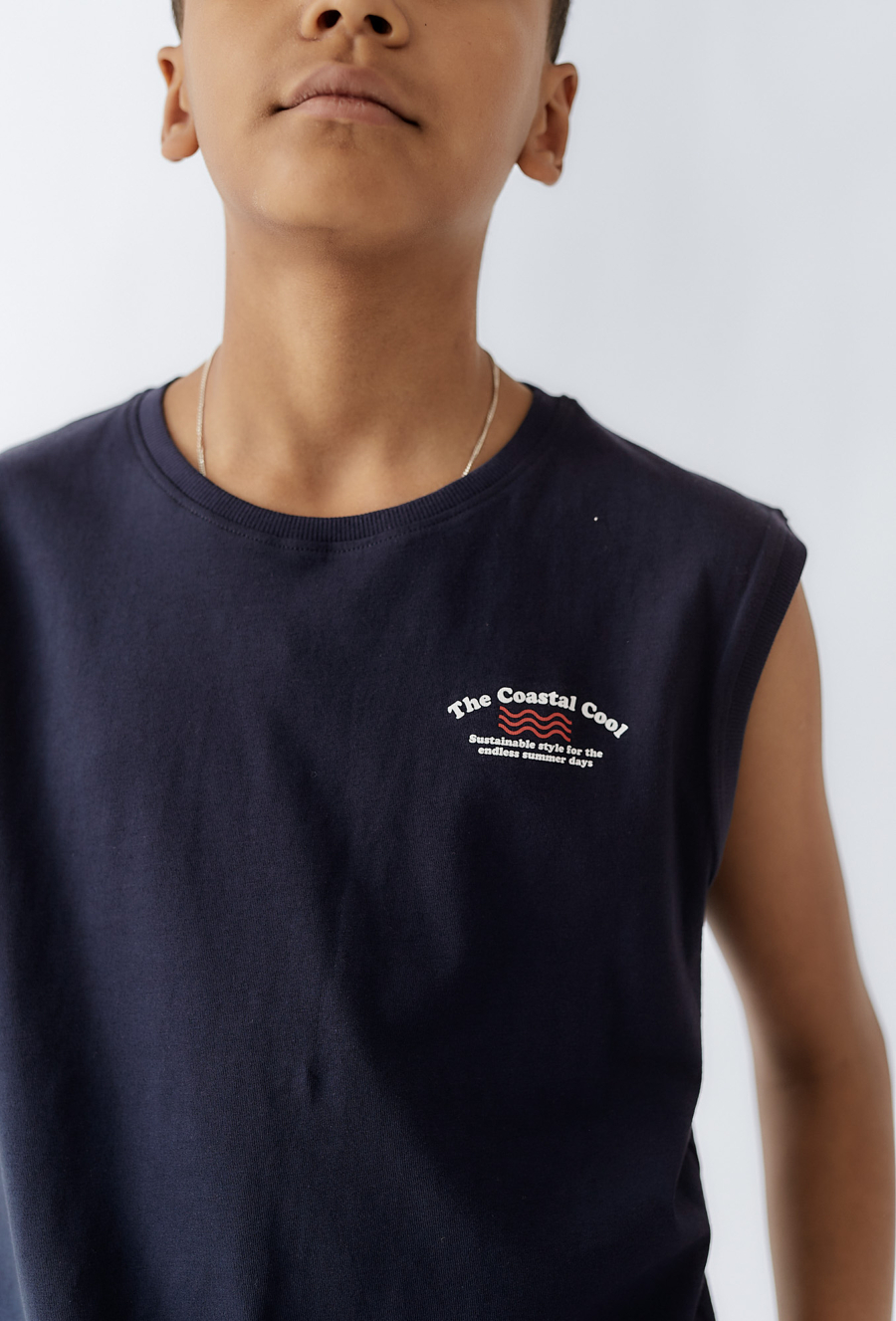 Letnia koszulka bez rękawów